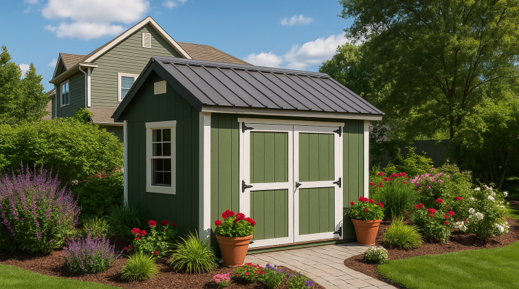 Signature Garden Shed with LP Barn Siding